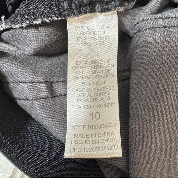 Democracy Ab Solution‎ Camo Skinny Jeans Women's Size 10 Gray Mid Rise Stretch - Picture 10 of 12